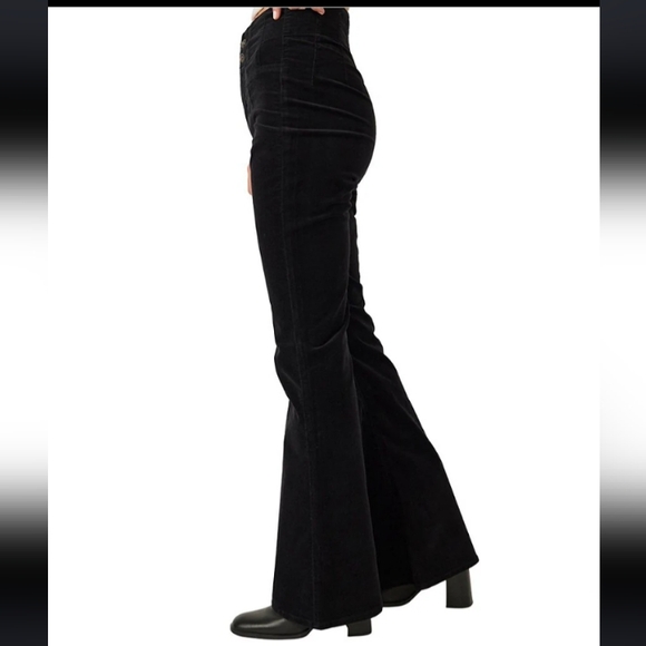 Jayde Cord Super High Rise Flared Jeans - Picture 3 of 7